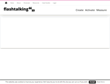 Tablet Screenshot of flashtalking.com